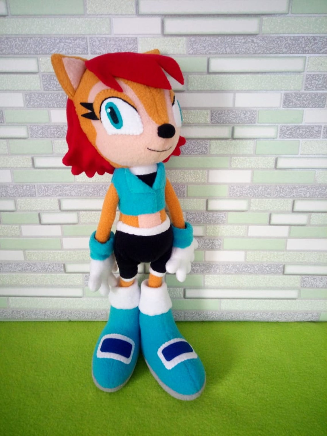 Sally Acorn Plush Sonic Plush Stuffed Animal 14 35 - Etsy
