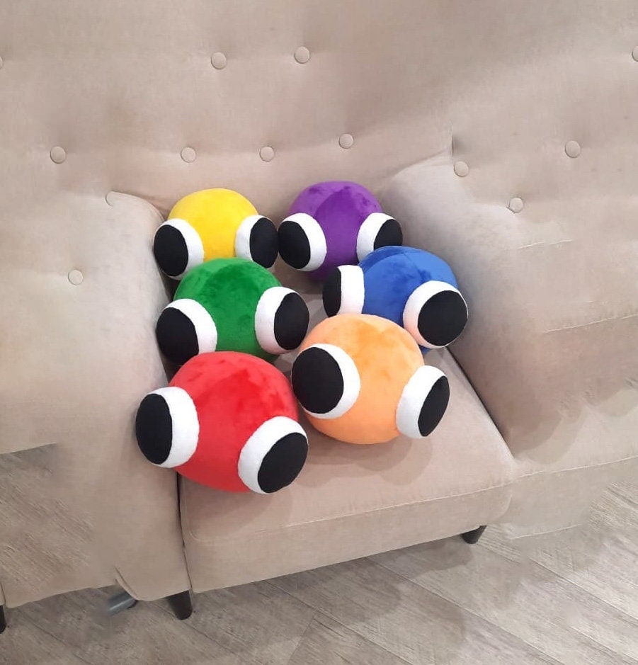 9-12IN Rainbow Friends Red/Pink/Yellow/Green/Blue Plush,6 Pcs Cute Game  Cartoon Character Blue Plush Doll Toy, Halloween Christmas Birthday Party  Favor Gift for Best Friends and Kids (A) : : Toys & Games