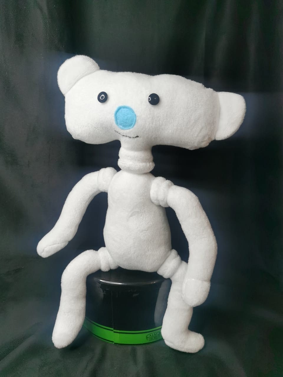 MYIASQS7 Cute White Plush Toy, Cartoon Animation Peripheral Plush
