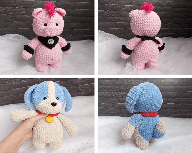 Party Animals Custom Plush ANY CHARACTER, Kawaii Crochet Plush, Gamer Boyfriend Gift zdjęcie 3