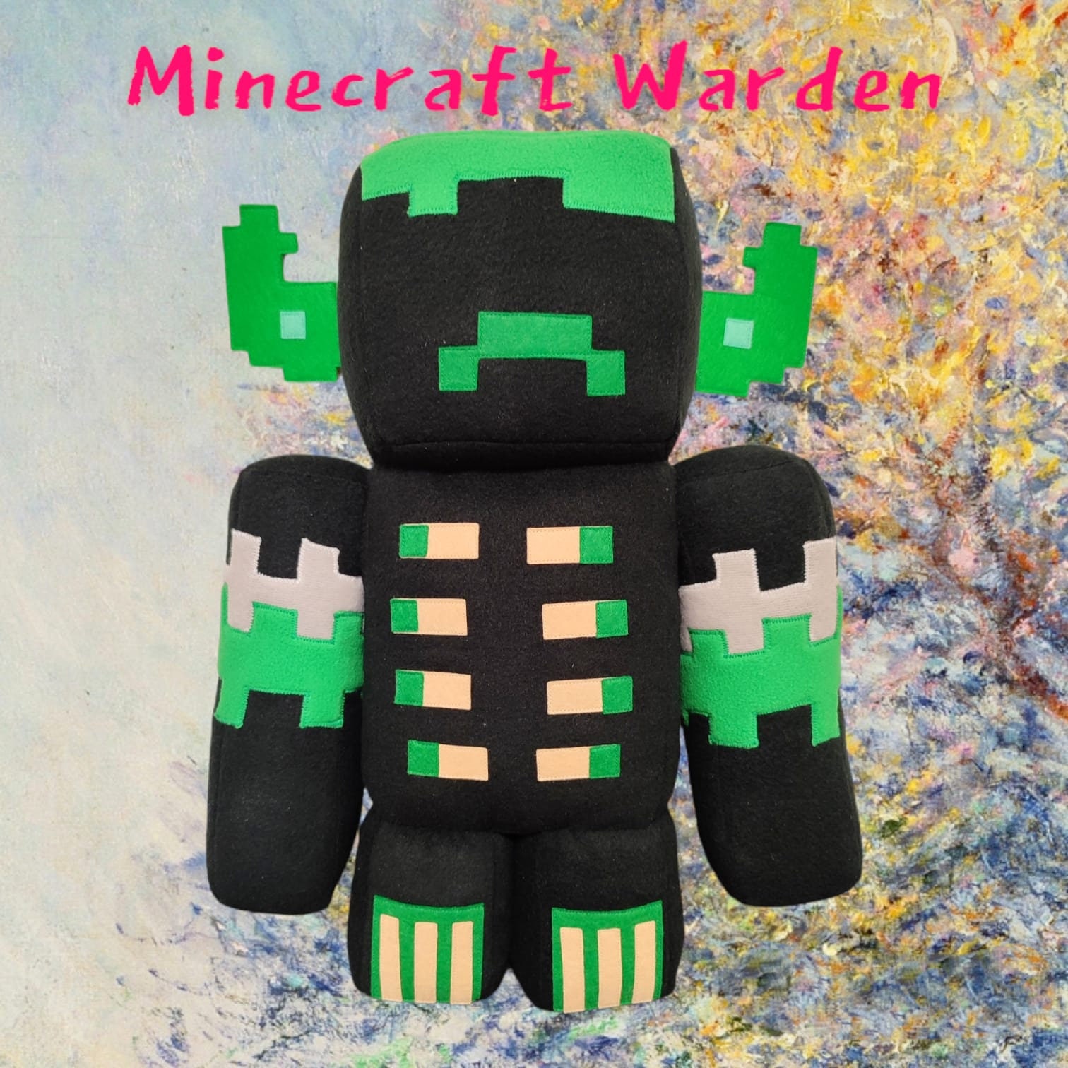 1€96 sur Peluche pour Minecraft Warden FONGWAN Cadeaux pour Fans de Jeux et Enfants  Adultes, 25cm - Bleu - Peluche - Achat & prix