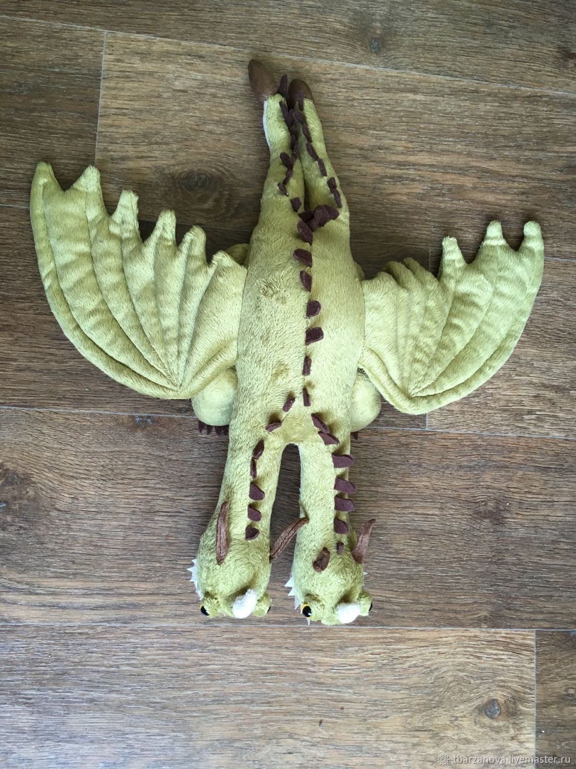 Hideous Zippleback Plush How to Train Your Dragon Dragon Etsy