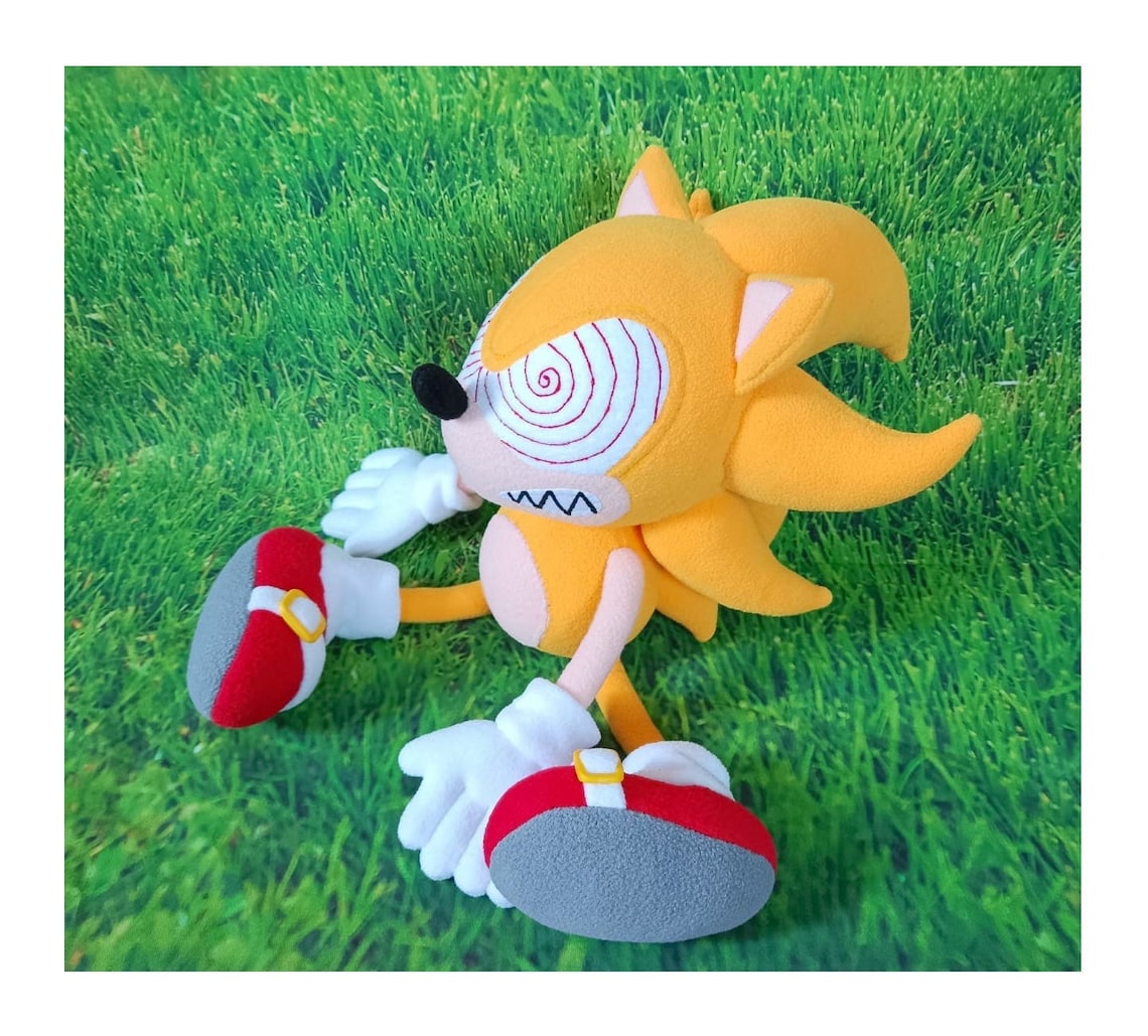 Fleetway Super Sonic Plush the Hedgehog Plush Sonic Exe Etsy Canada