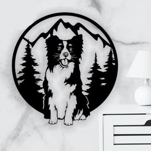 Hund SVG, Berge, Natur, Tafeln an der Wand, Lasercut-Datei, Lasercut-Vektor, Glowforge, SVG, cdr, dxf