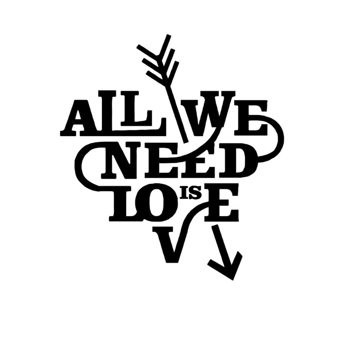 All We Need is Love SVG Heart SVG Love Svg Cute Heart Svg Etsy