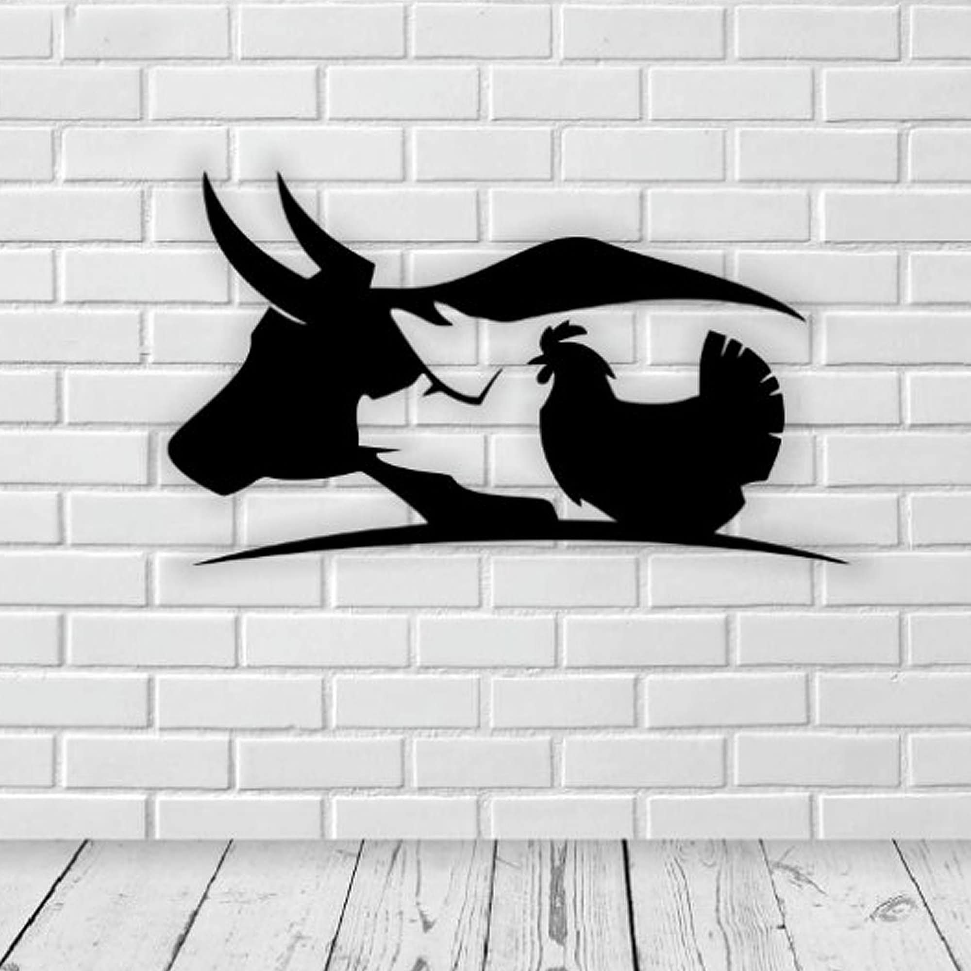 Poulet, cochon, vache SVG, panneau mural SVG, fichier lasercut, animaux de ferme svg, vecteur, découpe laser, vecteur, glowforge, svg, cdr, dxf