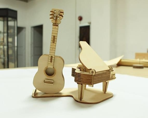 Music instrument SVG, guitar, piano, grand piano, laser cut, vector, cricut, glowforge, eps, dxf, pdf, svg, ai