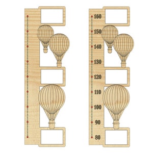 Stadiometer SVG, lasercut file, Balloon svg, vector, laser cut, vector, glowforge, svg, cdr, dxf