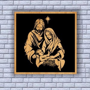Geburt, Stern, Weihnachten, Lasercut Datei, 3D Puzzle, Vektor, Laser cut Vektor, Glowforge, svg, cdr,