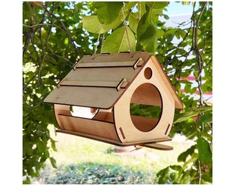 Bird feeder SVG, bird house SVG, bird box svg, bird house cricut, glowforge, eps, dxf, pdf, svg, ai