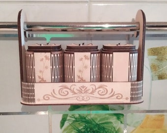 Shelf with jars for salt and pepper, lasercut file, 3D Puzzle, kitchen svg, laser cut, vector, glowforge, svg, cdr, dxf