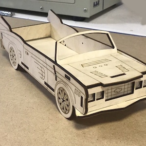 Convertible box, lasercut file, 3D Puzzle, vector, laser cut, vector, glowforge, svg, cdr, dxf