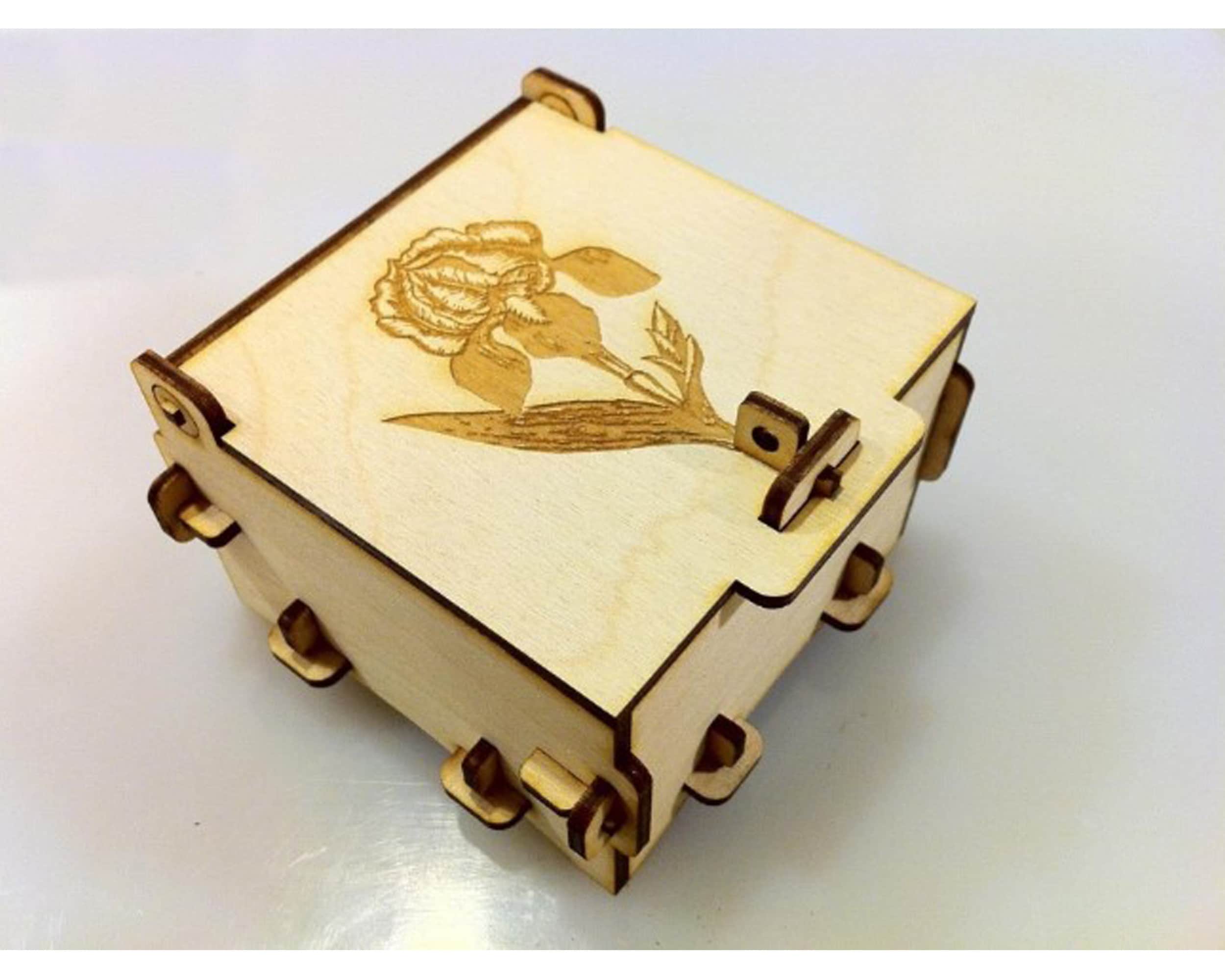Gift Box 3D Puzzle Vector Laser Cut Vector Svg Etsy