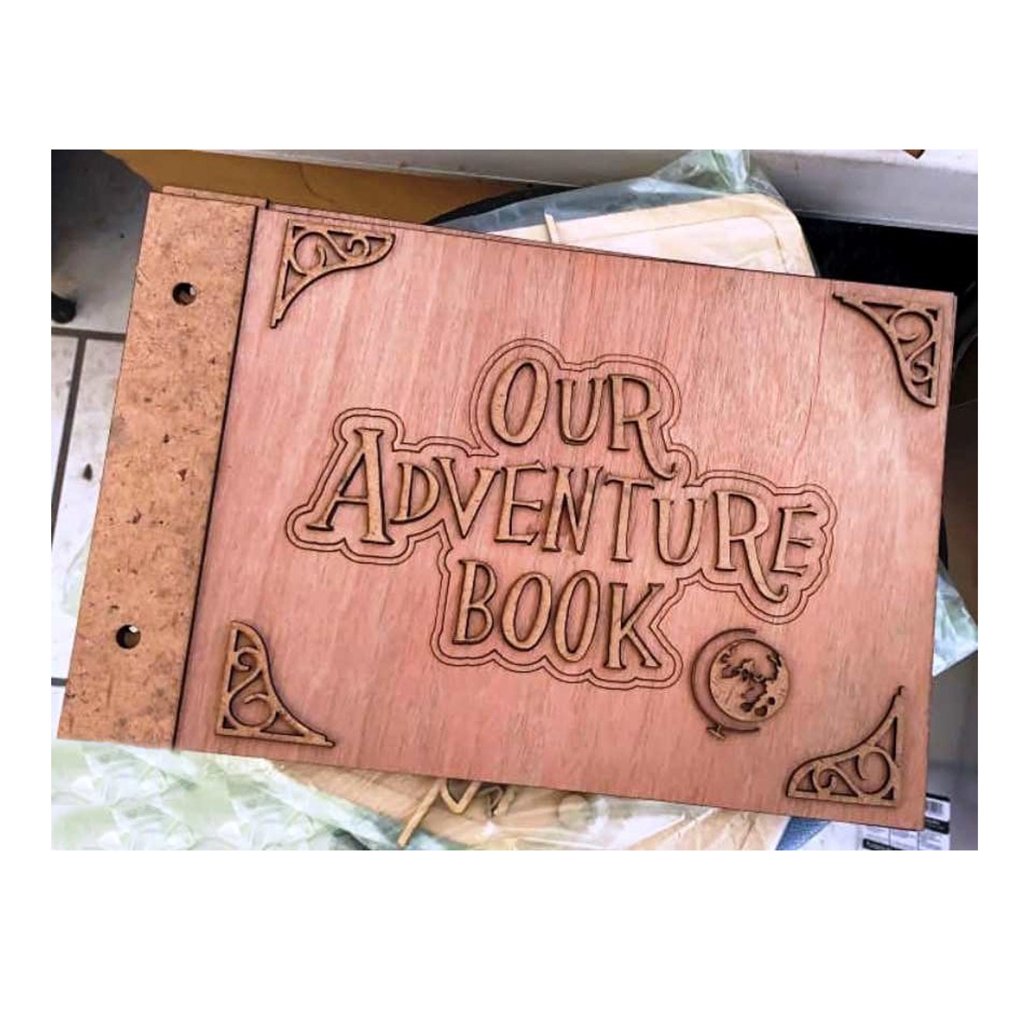 Our Adventure Book Lasercut File 3D Puzzle Vector Laser Etsy