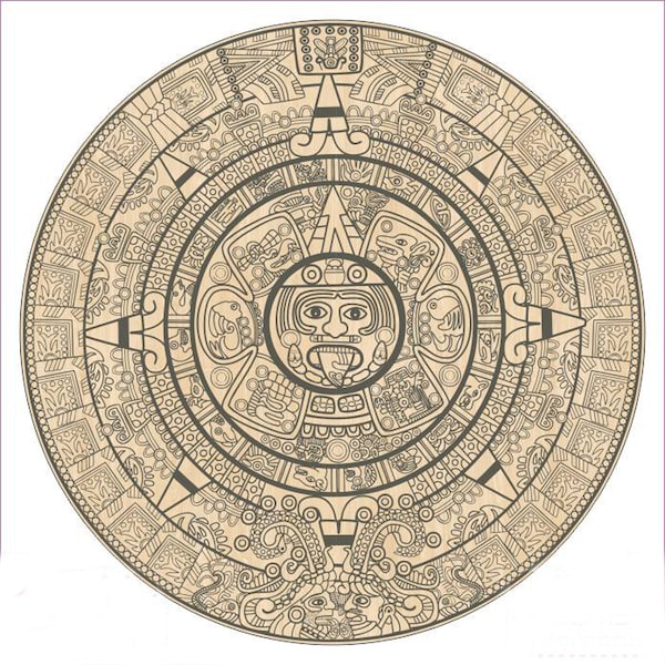 Mayan Calendar Svg - Etsy