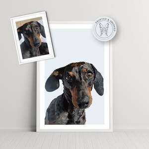 Ritratto di animale domestico personalizzato disegnato a mano, stampa personalizzata di animali domestici, arte da parete per animali domestici, stampa giclée