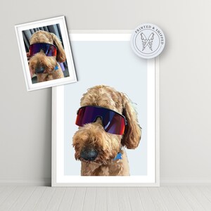 Ritratto di animale domestico personalizzato disegnato a mano, stampa personalizzata di animali domestici, arte da parete per animali domestici, stampa giclée