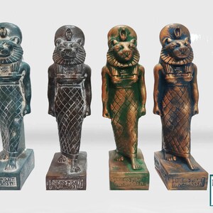 Unique model goddess Sekhmet hand-made Made in Egypt