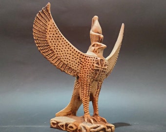 Statue of Ancient Egyptian God Horus stone made in Egypt