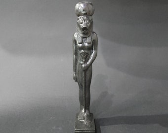 Egyptian statue of Sekhmet. A similar statue  Sekhmet. Museum version. Brilliantly made in Egypt