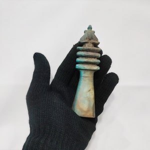 Egyptian Amulet of the Djed of God Osiris. Djed .  Djed pillar representing Osiris' backbone bearing . made Iin egypt