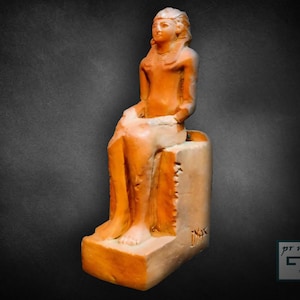 Ein seltenes handgefertigtes Modell der Königin Hatschepsut 20 x 10 x 8 cm