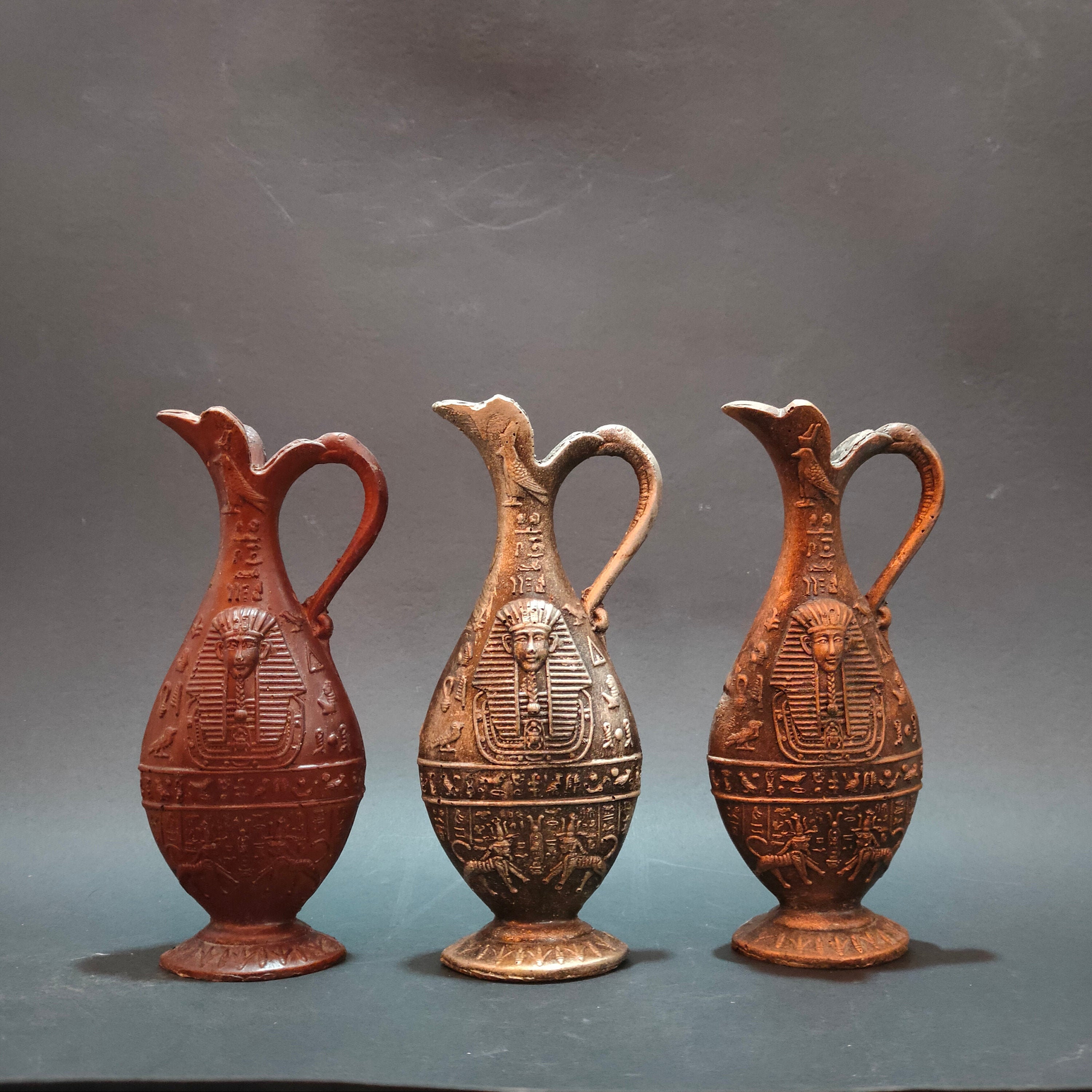 Decorative Wine Jug. Pharaonic Decoration Jug. (made in
