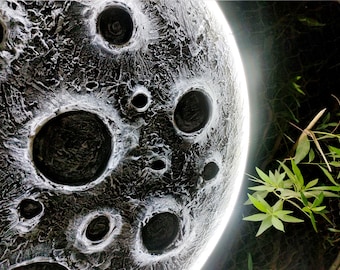 Handmade Moonlight LED Lamp: Modern Nursery Wall Decor