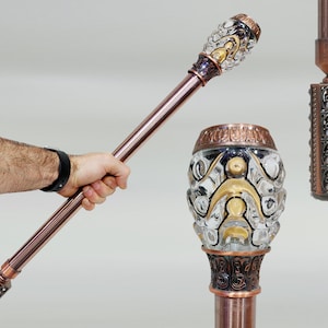 The scepter of kings. The scepter of the pharaohs. Mace. A rare scepter of metal, skillfully made in Egypt. 27nches