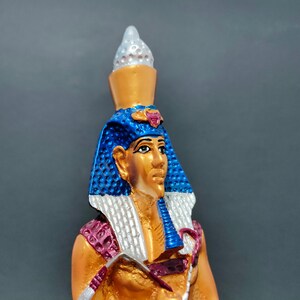A standing statue of King Akhenaten   13 inches handcrafted in Egypt