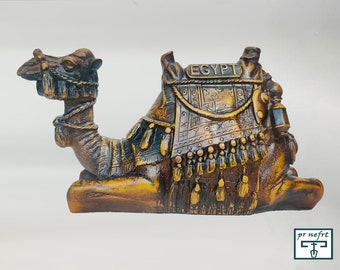 A distinctive Egyptian camel statue (made in egypt)