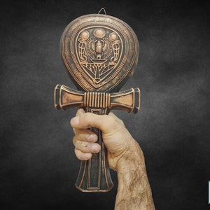 The Egyptian ankh is unique, Available in three colors handcrafted in Egypt