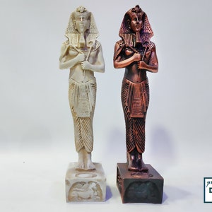 Statue of King Akhenaten. Statue of Akhenaten Available in copper color  and stone color 13 inches Made in Egypt