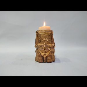 Hathor candle holder. Candlestick the gods Hathor. Hathor. A special piece. Made in Egypt