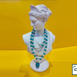 Scarabee ketting. Egyptische ketting. Onderscheidende faraonische ketting. Ketting van de koningin. Gemaakt in Egypte
