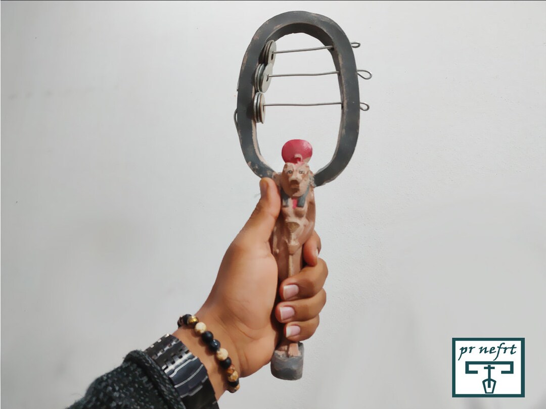 Sistrum of the Goddess Sekhmet (musical Instrument)great Sound. Sistrum ...