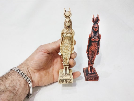 Statue of the Goddess Hathor. Altar Statue Available in Two Colors