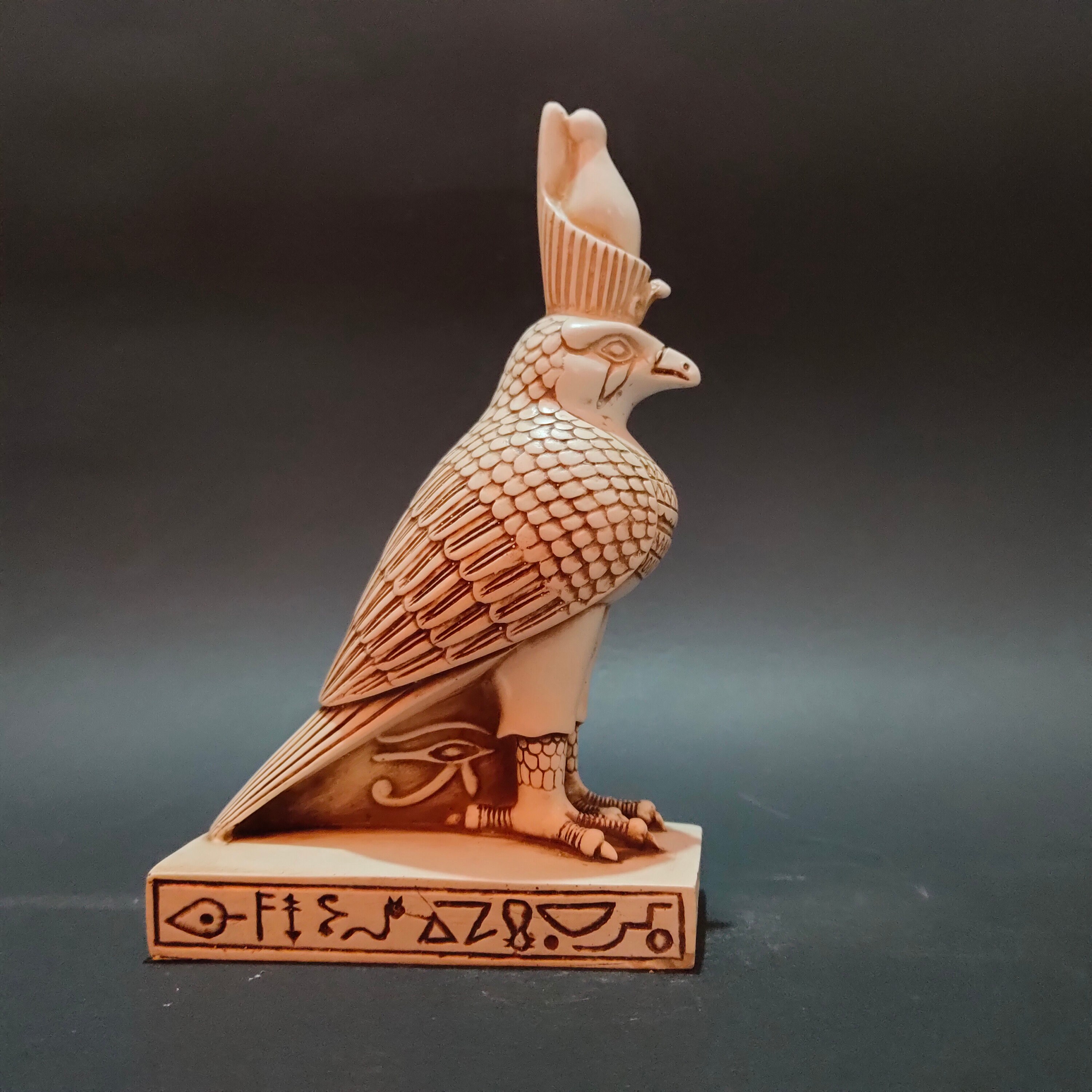 Statue of Ancient Egyptian God Horus Stone Made in Egypt - Etsy