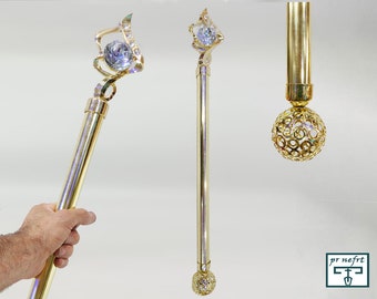 The scepter of kings. The scepter of the pharaohs. Mace. A rare scepter of metal, skillfully made in Egypt. 25 nches