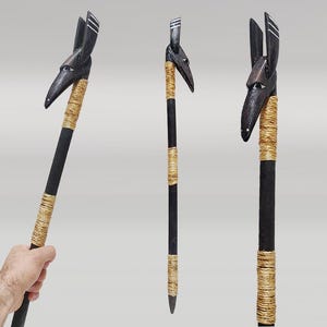 Scepter of Kings. Was scepter.  Replica of an Egyptian scepterScepter.was wood. Was. made in Egypt 29 inches