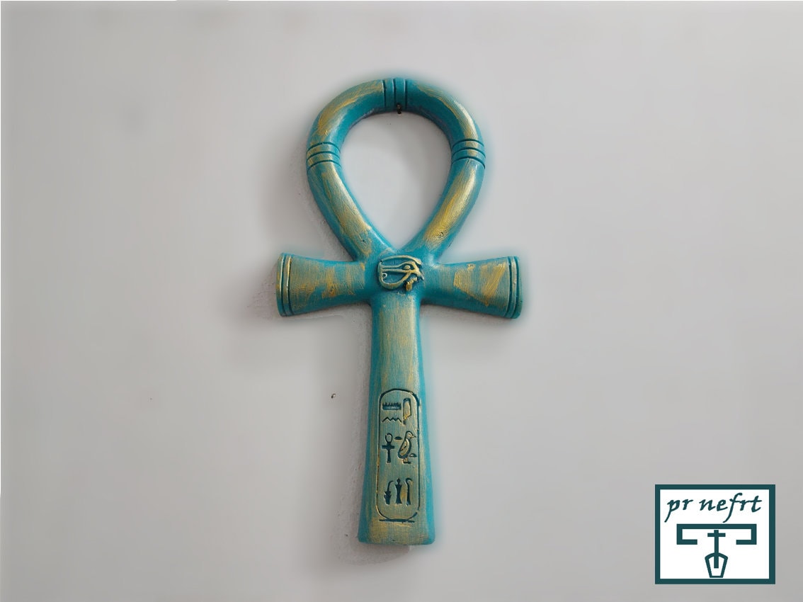 アンク。生命の鍵。エジプトで見事に作られた力強いエジプトの