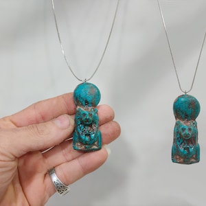 Sekhmet necklace. Sekhmet Goddess of War. The powerful Sekhmet necklace. Brilliantly made in Egypt