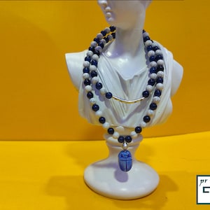 Scarab necklace. Egyptian necklace. Distinctive Pharaonic necklace. Queen&#39;s necklace. Made in Egypt