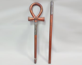 Ankh.  For decoration. Ankh scepter. The scepter of kings. Egyptian cross. Brilliantly made in Egypt, available in more than one size
