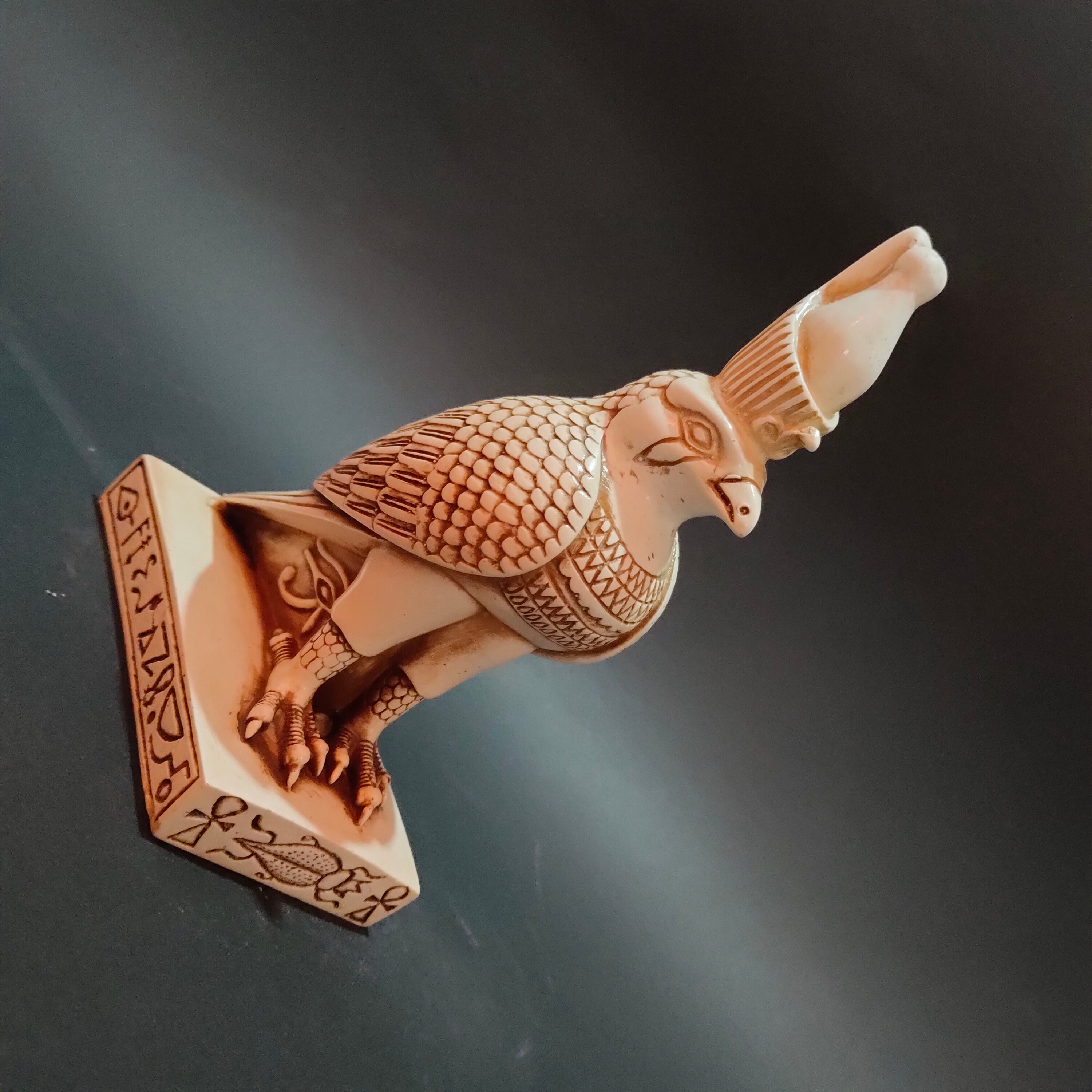 Statue of Ancient Egyptian God Horus Stone Made in Egypt - Etsy