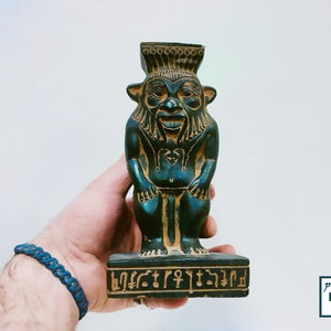 the god Bes Statue, Old Bes statue. Brilliantly made, Egypt ,
