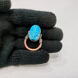 Rare Egyptian scarab ring. Rare Vintage Scarab The ancient pharaonic ring. The royal scarab ring. Brilliantly made in Egypt