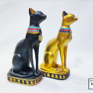 Bastet all sizes - distinctive colors, a unique statue of Egyptian cats, the goddess of Bastet - made in Egypt