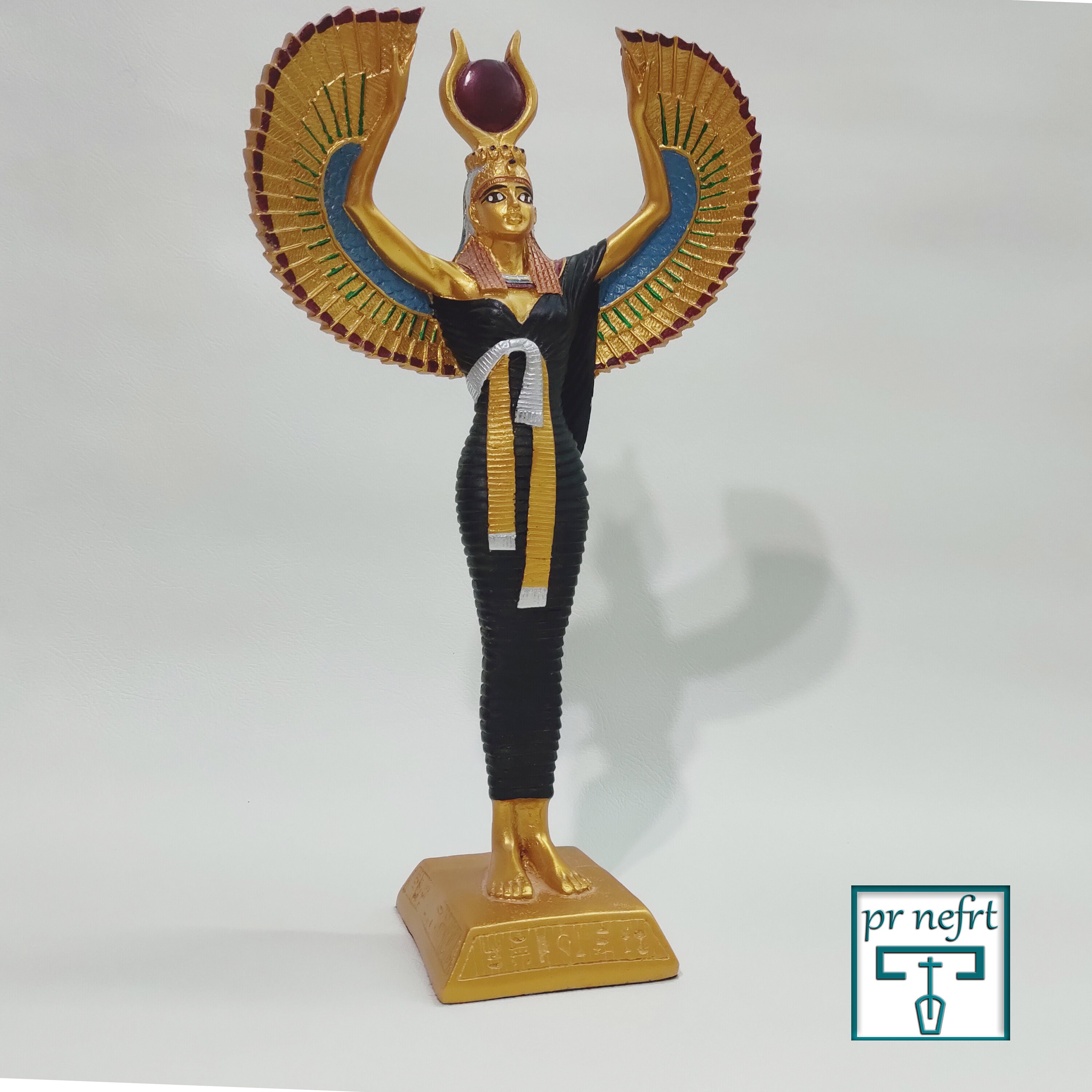 ユニークな黄金のイシス像 - 4色展開 - 魔法の女神 - エジプトで優れた