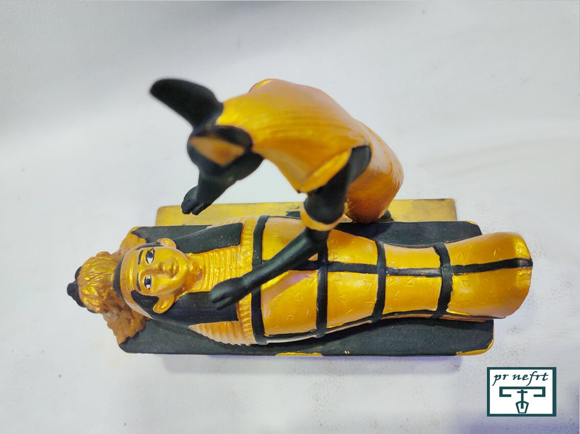 Statue of Anubis the Jackal the God of Mummification Etsy